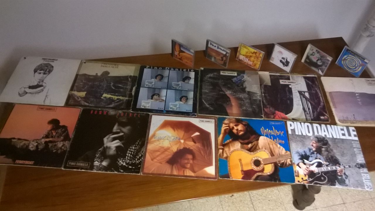 I nostri I Vinili e Cd di Pino Daniele